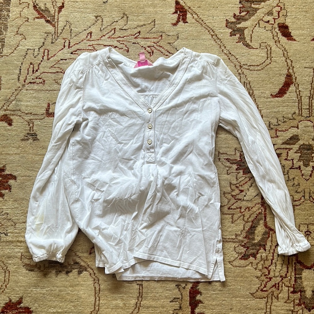 Lily Pulitzer white top